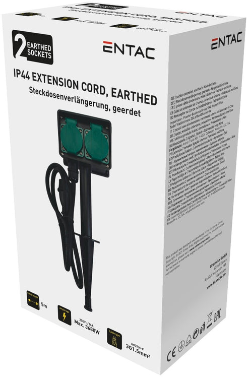 Entac Κήπου Μπαλαντέζα με 2 Σούκο IP44 5m