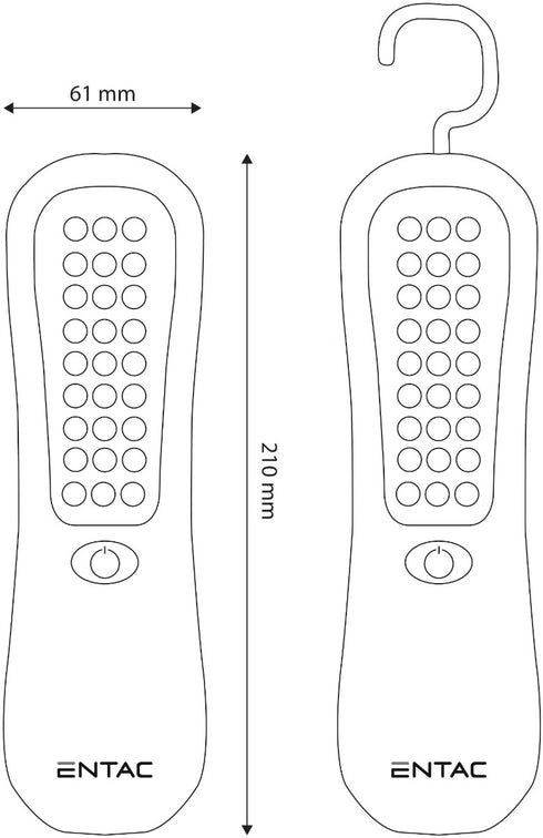 Entac Φακός Εργασίας 27 LED