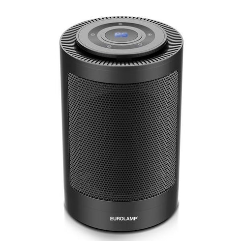 ΑΕΡΟΘΕΡΜΟ ΚΕΡΑΜΙΚΟ 1500W ΚΥΚΛΙΚΟ ΜΑΥΡΟ ΜΕ ΤΗΛΕΧΕΙΡΙΣΤΗΡΙΟ