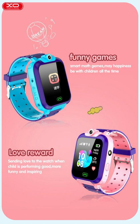XO H100 Παιδικό Smart Watch 2G Ρόζ
