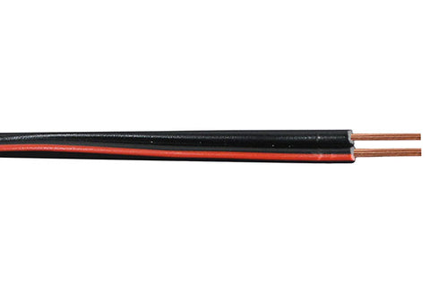 Speaker cable 2x0.50mm² Black / Red