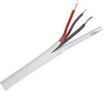 Καλώδιο CCTV Mini RG 59 + 2 x 0.50mm² 75 ohm CC-100