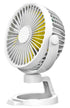 XO MF78 4-inch desktop/bracket adjustable angle fan 1200mAh White