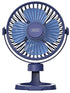 XO MF78 4-inch desktop/bracket adjustable angle fan 1200mAh Blue