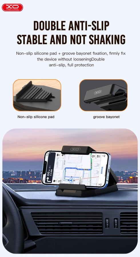 XO C100 Βάση Ρετρό με Δερμάτινη υφή