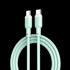XO NB208A Liquid Silicone Data Type-c to Lightning 20W cable 1m Green