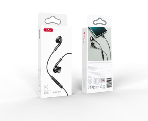 XO EP74 4th Generation TypeC Handsfree Black