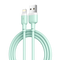 XO NB208 Liquid Silicone Data Lightning Cable 1m Green