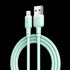 XO NB208 Liquid Silicone Data Lightning Cable 1m Green