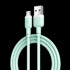 XO NB208 Liquid Silicone Data Micro Cable 1m Green