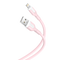 XO NB212 2.1A USB Καλώδιο for Lightning 1m Ροζ