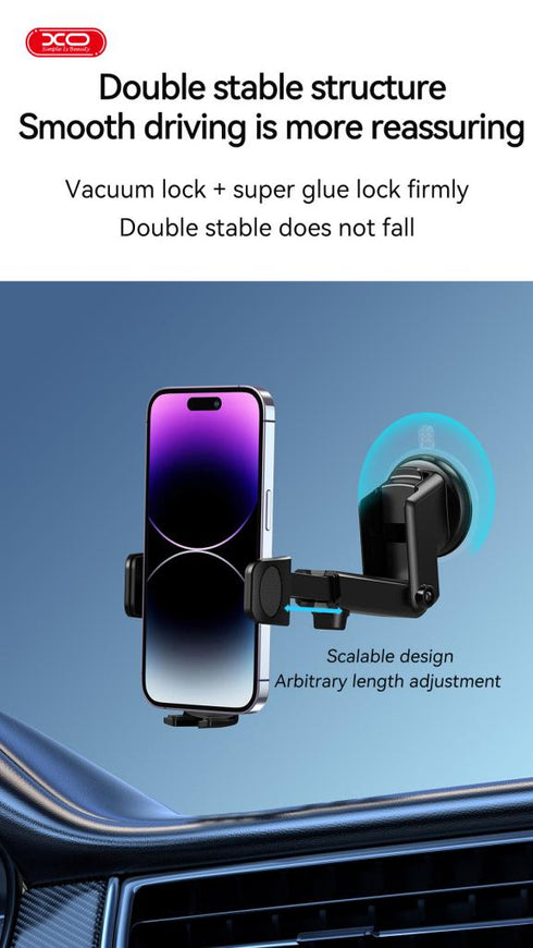 XO C121 Βάση Κινητού Με Βεντούζα