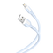 XO NB212 2.1A USB Καλώδιο for Lightning 1m Μπλέ