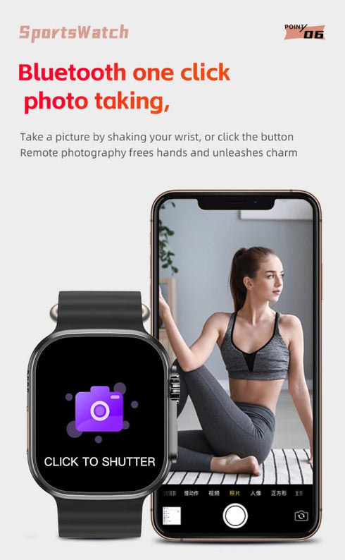 XO M8 PRO smart sports call watch Black