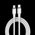 XO NB208B Liquid Silicone Data Type-C to Type-C 60W cable 1m White