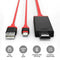 Lightning to HDMI adapter M/M Red
