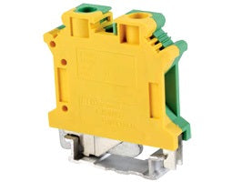 RAIL CONNECTOR 10mm² GROUND GREEN / YELLOW FJ10N / D BLOX CONNECT