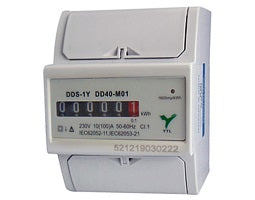 KILOVATO HOUR RAIL ACCOMPANY. 1Φ 10-100Α DD40-M01 YTL