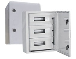 ΠΙΝΑΚΑΣ ΠΛΑΣΤΙΚΟΣ ΜΕ ΜΕΤΩΠΗ 3 ΣΕΙΡΩΝ 400X500X175 IP65 CP5104 CET