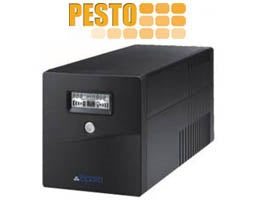 UPS LINE INTERACTIVE 1000VA ΤΡΟΠΟΠΟΙΗΜΕΝΟΥ ΗΜΙΤΟΝΟΥ LAPARA PESTO LCD VST-1000 VOL