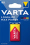 Varta Longlife Max 9V 6LR61 (1τμχ)