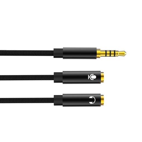 XO NBR197 2 σε 1 Μετατροπέας 3.5mm σε Ήχου+ Μικρόφωνο
