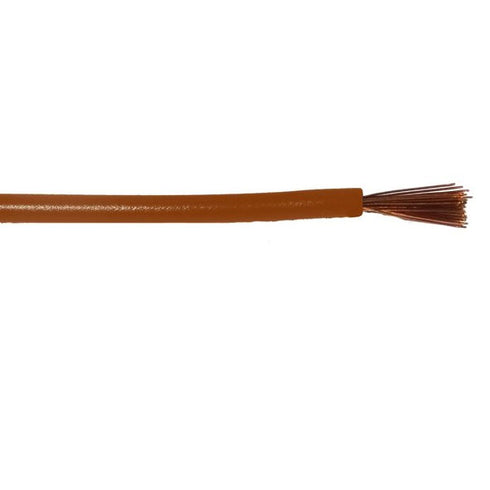 Cable single pole flexible NYAF (H07V-K) 1x2,50mm² BROWN