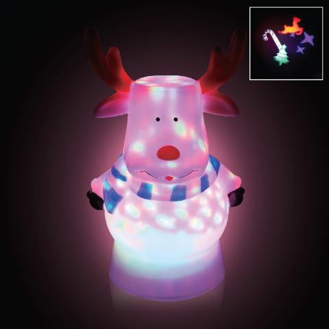 LED PROJECTOR ΤΑΡΑΝΔΟΣ USB/AAAbattery