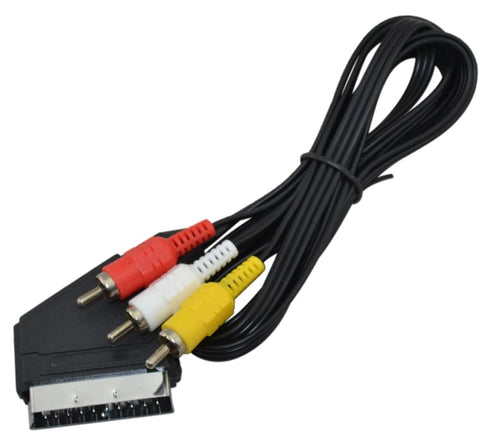 SCART ΣΕ 3RCA 1.5m ΧΩΡΙΣ ΔΙΑΚΟΠΤΗ