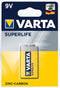 Varta Απλή 6F22(9V) (1τμχ)