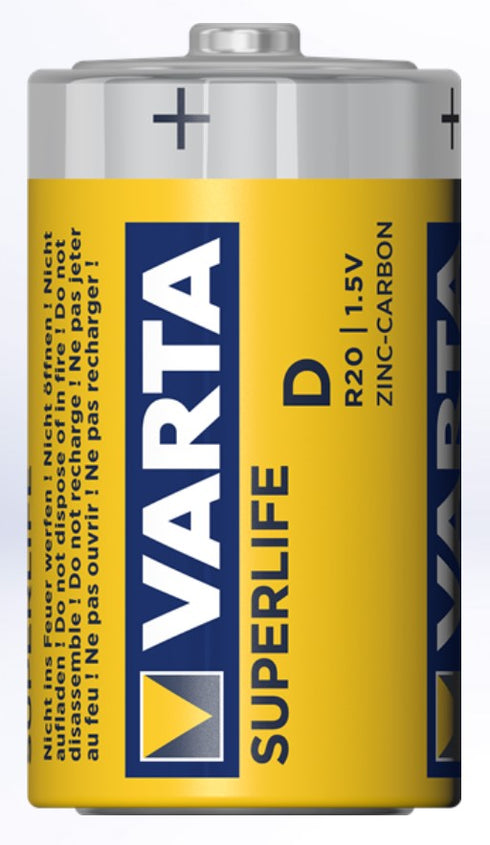 Varta Απλή R20 D (2τμχ)
