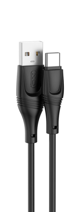 XO NB238 Zeus Series Liquid Silicone High Elastic TypeC L=3M Black