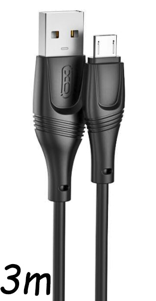 XO NB238 Zeus Series Liquid Silicone High Elastic Micro L=3M Black