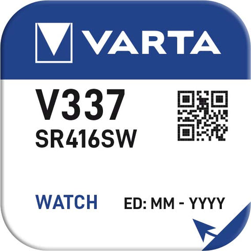 Varta Ρολογιού V337 (1τμχ)