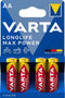Varta Longlife Max LR6 AA (4τμχ)
